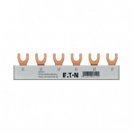 EATON - MOELLER EVGK-3PHAS/6MODUL EVGK-3PHAS/6MODUL EP-501075 Y7-501075 EATON ELECTRIC EVGK-3PHAS/6MODUL
