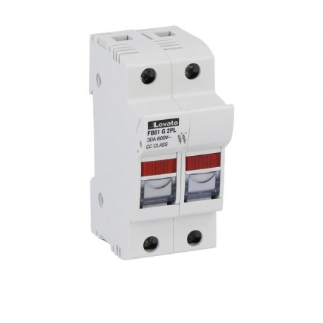 Lovato-electric FB01G2PL LOVATO FUSE HOLDER 2P UL CC CLASS WITH INDICAT.