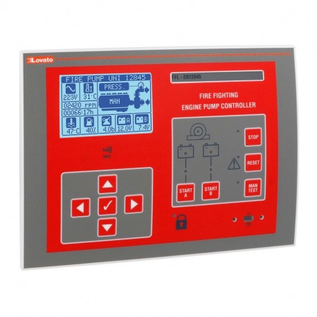 Lovato-electric FFL800DP LOVATO Controller for pump fire extinguishing IN accordance with en 12845, power supply 12/24VDC, R..