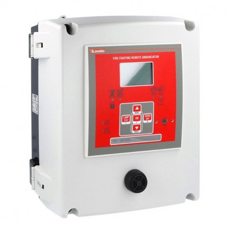 LOVATO ELECTRIC FFLRA400 FFLRA400 LOVATO Panel remote control alarm c/graphical LCD display (128x80pxls), buzzer, expandable with EXP..