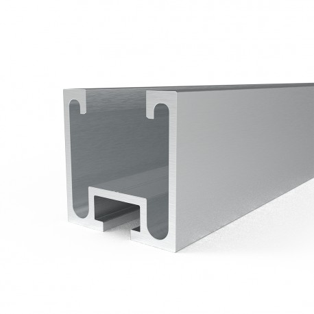 Teknomega FVP-L4,8-S-ALU SINGLE ALUMINIUM PROFILE 41X41 L.4,8m THICKNESS 2,3mm