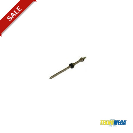Teknomega FVA-AF-10x250-INOX DUAL-THREAD SCREWS FOR SELF- THREADING PROFILE M10 X 250MM STAINLESS ST..