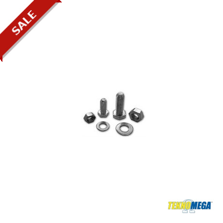 Teknomega FVA-TE-8x16-INOX M8 X 16 STAINLESS STEEL EXAGONAL HEAD SCREW + NUT AND WASHER