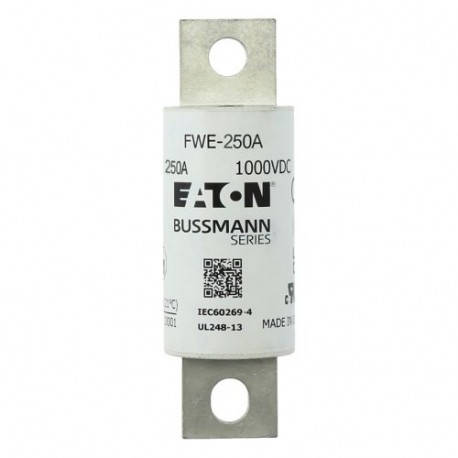 EATON - MOELLER FWE-250A FWE-250A EATON ELECTRIC 1000Vdc IEC/UL 250A aR 40mm Round fuse
