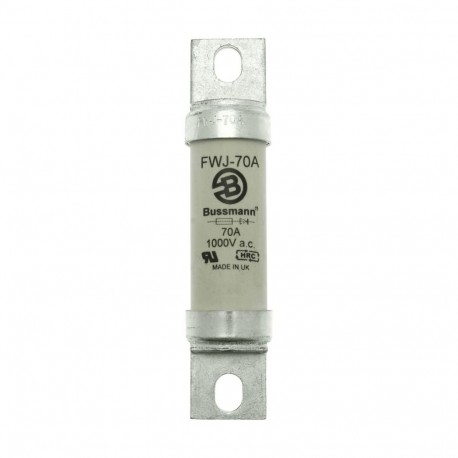 Eaton-moeller 1000V 70A S/C WITH IND FWJ-70AI EATON ELECTRIC Fuse-link, high speed, 70 A, AC 1000 V, DC 800 V, 29 x 126 mm..