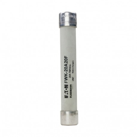 Eaton-moeller 20AMP 750V TRACTION FUSE FWK-20A20F EATON ELECTRIC Fuse-link, high speed, 10 A, AC 750 V, DC 750 V, 20 x 127..