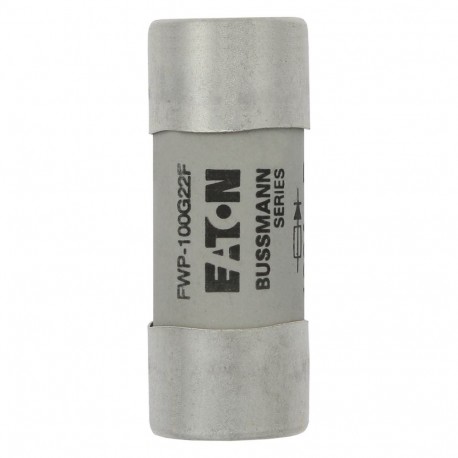 Eaton-moeller Fuse 100A 690VAC gR 22x58 EATON ELECTRIC Fuse-link, high speed, 100 A, AC 690 V, 22 x 58, gR, IE..