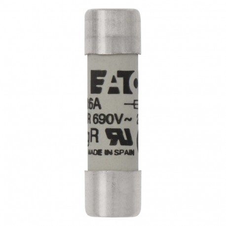 Eaton-moeller Fuse 16A 690VAC gR 10x38 EATON ELECTRIC Fuse-link, high speed, 16 A, AC 690 V, 10 x 38, gR, IEC, ..