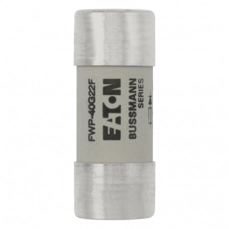 Eaton-moeller Fuse 40A 690VAC gR 22x58 EATON ELECTRIC Fuse-link, high speed, 40 A, AC 690 V, 22 x 58, gR, IEC, ..