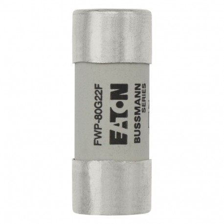 Eaton-moeller Fuse 80A 690VAC gR 22x58 EATON ELECTRIC Fuse-link, high speed, 80 A, AC 690 V, 22 x 58, gR, IEC, ..