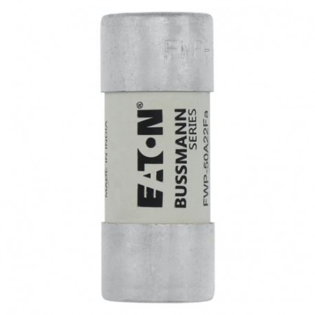 Eaton-moeller 50AMP 700V ac 22 X 58MM FERRULE FWP-50A22F EATON ELECTRIC Fuse-link, high speed, 100 A, AC 700 V, 22 x 58 mm..