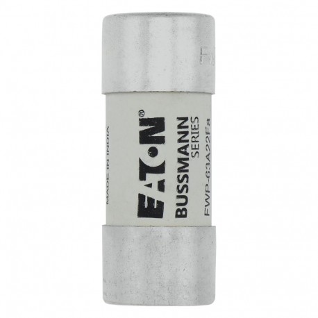 Eaton-moeller 63AMP 700V ac 22 X 58MM FERRULE FWP-63A22F EATON ELECTRIC Fuse-link, high speed, 100 A, AC 700 V, 22 x 58 mm..
