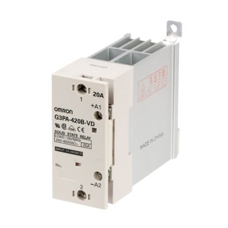 OMRON G3PA-420B-VD-2 12-24VDC G3PA-420B-VD-2 12-24VDC G3PA1061C G3PA420BVD22412DC OMRON 20A 180-400vac DIN Rail Indicator