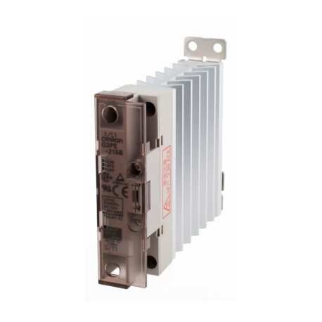 Omron G3PE-225B-2N 12-24VDC G3PE225B2NDC1224,1 OMRON Solid State relay 25A 100-240vac 2 pole DIN Rail Wi..