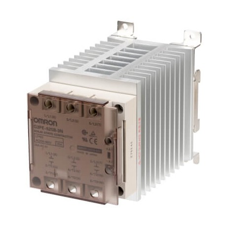 Omron G3PE-225B-3N 12-24VDC G3PE225B3NDC1224,1 OMRON Solid State relay 25A 100-240vac 3-Phase DIN-Rail W..