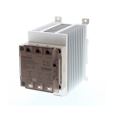 Omron G3PE-545B-2N 12-24VDC G3PE545B2NDC1224,1 OMRON 45A 200-480vac 3 Phase 2 pole DIN Rail With disip. ..
