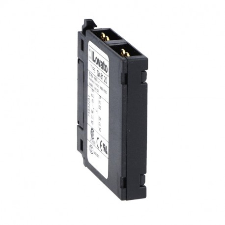 Lovato-electric 11G48120 LOVATO AUXILIARY CONTACT FOR FRONT LATERAL MOUNTING. FASTON TERMINALS, FOR BF SERIES CONTACT..