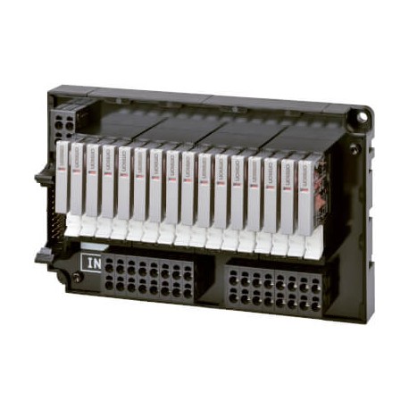 OMRON G70V-SID16P G70V-SID16P G70V1001E G70VSID16P OMRON Block 16 relays G2RV plc Input NPN Push-in+