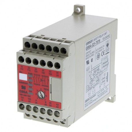 OMRON G9SA-321-T15 AC/DC24 G9SA-321-T15 AC/DC24 G9SA6004B G9SA321T15ACDC24 OMRON Security module 3PST-NA SPST-NC DPST-NA Temp. OFF 15s-..