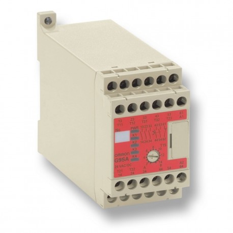 OMRON G9SA-TH301 AC/DC24 G9SA-TH301 AC/DC24 G9SA6006R G9SATH301ACDC24 OMRON Security module Bimanual 3PST-NA SPST-NC 24vac/dc