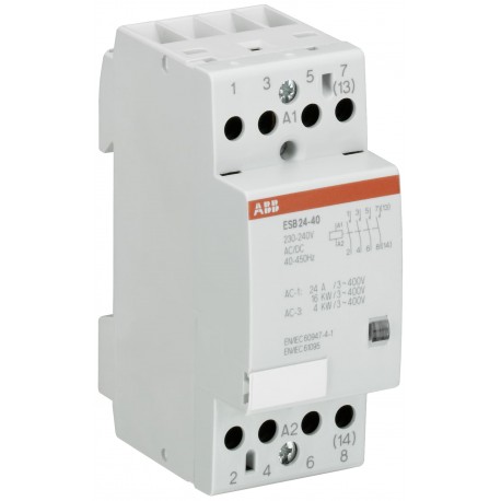 Abb ESB24-04/230V ESB24-04-230AC/DC Installation Contactor