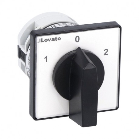 Lovato-electric 7GN1251U LOVATO ROTARY CAM SWITCHE, GN SERIES, U VERSION, FRONT MOUNT. CHANGEOVER SWITCH WITH 0 (OFF..