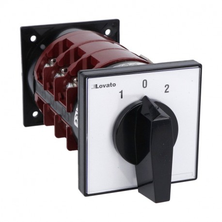 Lovato-electric 7GN12526U LOVATO REVERSING SWITCH + RETURN TO 0 90X90 F/M