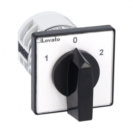 Lovato-electric 7GN1252U LOVATO ROTARY CAM SWITCHE, GN SERIES, U VERSION, FRONT MOUNT. CHANGEOVER SWITCH WITH 0 (OFF..