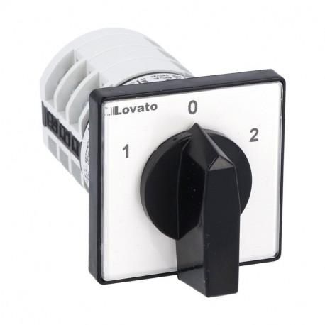 Lovato-electric 7GN1253U LOVATO ROTARY CAM SWITCHE, GN SERIES, U VERSION, FRONT MOUNT. CHANGEOVER SWITCH WITH 0 (OFF..