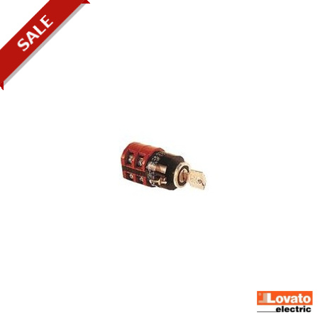 Lovato-electric 7GN1254U12 LOVATO Switch "1-2" 1-pole 12A Model GN54 U12 Ø 22mm