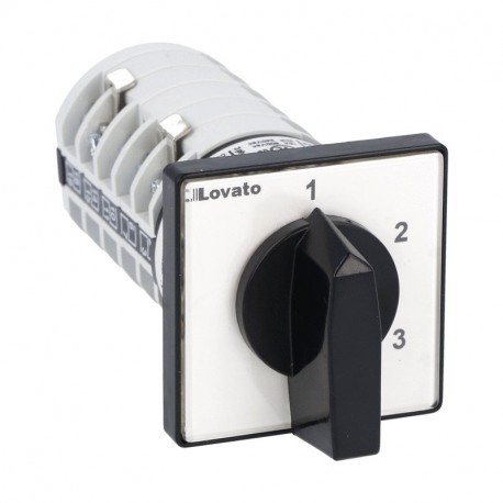 Lovato-electric 7GN1293U LOVATO Tripolar switch without "0" 3 Positions GN93 12A Model U 48x48