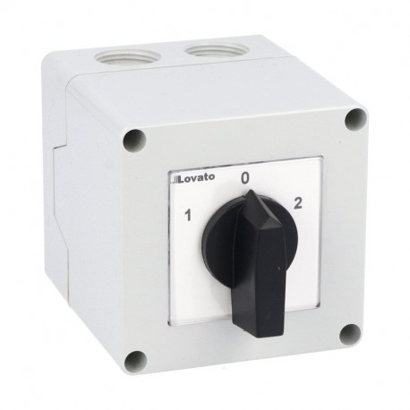 LOVATO ELECTRIC 7GN2011P 7GN2011P GN2011P LOVATO ROTARY CAM SWITCHE, GN SERIES, P IN ENCLOSURE VERSION WITH ROTATING HANDLE. MOTOR SW..