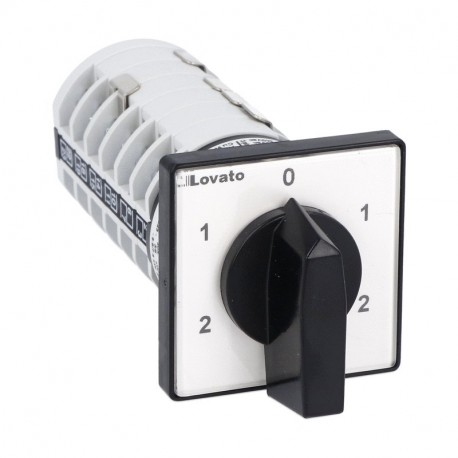 LOVATO ELECTRIC 7GN2020U 7GN2020U GN2020U LOVATO ROTARY CAM SWITCHE, GN SERIES, U VERSION FRONT MOUNT. MOTOR SWITCH, POLE CHANGING SW..