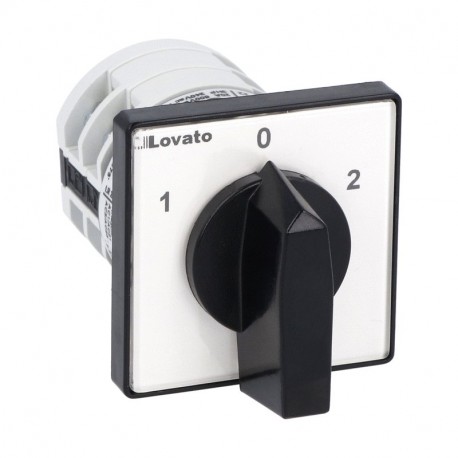 LOVATO ELECTRIC 7GN2052U 7GN2052U GN2052U LOVATO ROTARY CAM SWITCHE, GN SERIES, U VERSION, FRONT MOUNT. CHANGEOVER SWITCH WITH 0 (OFF..