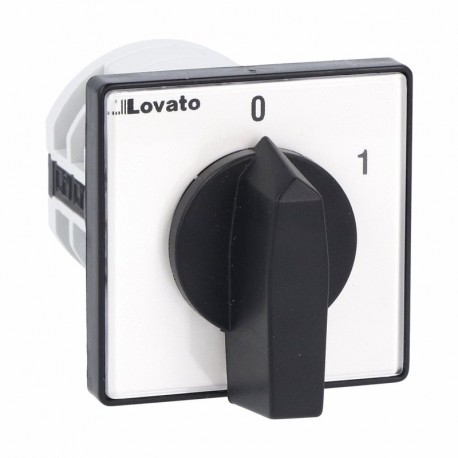 Lovato-electric 7GN2090U LOVATO ROTARY CAM SWITCHE, GN SERIES, U VERSION FRONT MOUNT. ON/OFF SWITCH, ONE-POLE – 1 WA..