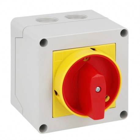 Lovato-electric 7GN2510P25 LOVATO ROTARY CAM SWITCHE, GN SERIES, P25 VERSION IN ENCLOSURE WITH PADLOCKABLE ROTATIN..