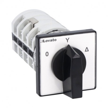 Lovato-electric 7GN2512U LOVATO ROTARY CAM SWITCHE, GN SERIES, U VERSION FRONT MOUNT. MOTOR SWITCH, STAR-DELTA SWITC..