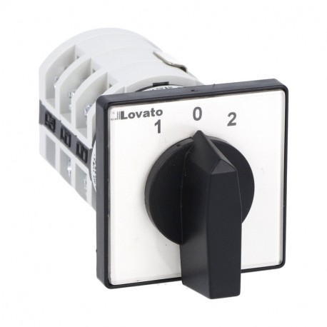 Lovato-electric 7GN2526U LOVATO ROTARY CAM SWITCHE, GN SERIES, U VERSION FRONT MOUNT. MOTOR SWITCH, THREE-POLE REVER..