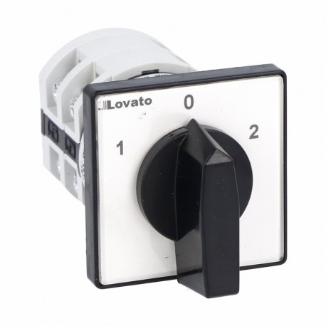Lovato-electric 7GN2552U LOVATO ROTARY CAM SWITCHE, GN SERIES, U VERSION, FRONT MOUNT. CHANGEOVER SWITCH WITH 0 (OFF..