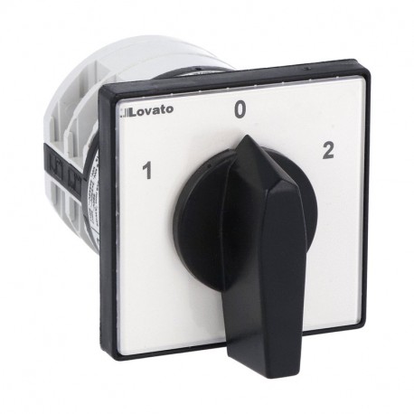Lovato-electric 7GN3252U LOVATO ROTARY CAM SWITCHE, GN SERIES, U VERSION, FRONT MOUNT. CHANGEOVER SWITCH WITH 0 (OFF..
