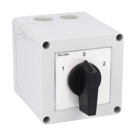 LOVATO ELECTRIC 7GN3275P 7GN3275P GN3275P LOVATO ROTARY CAM SWITCHE, GN SERIES, P VERSION IN ENCLOSURE WITH ROTATING HANDLE. CHANGEOV..