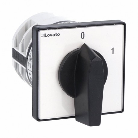 Lovato-electric 7GN3290U LOVATO ROTARY CAM SWITCHE, GN SERIES, U VERSION FRONT MOUNT. ON/OFF SWITCH, ONE-POLE – 1 WA..