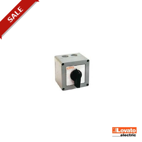 Lovato-electric 7GN4051P LOVATO Switch box "1-0-2" Model 1-pole 40A GN51 P 110x110