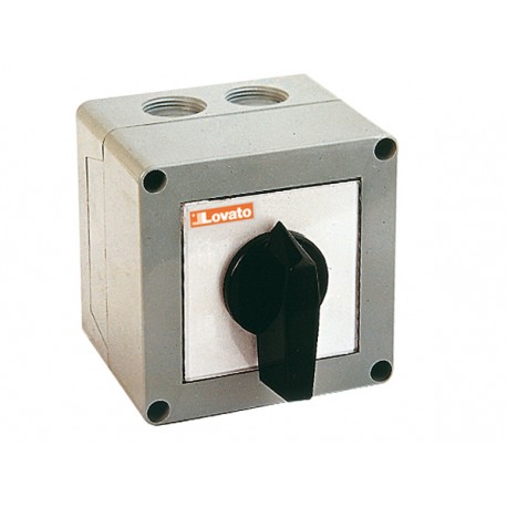 Lovato-electric 7GN4053P LOVATO ROTARY CAM SWITCHE, GN SERIES, P VERSION IN ENCLOSURE WITH ROTATING HANDLE. CHANGEOV..