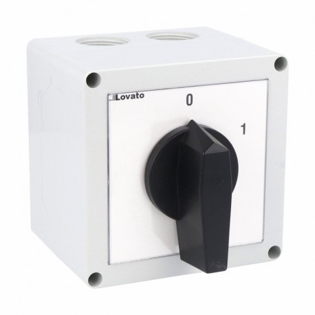 Lovato-electric 7GN6310P LOVATO ROTARY CAM SWITCHE, GN SERIES, P VERSION IN ENCLOSURE WITH ROTATING HANDLE. ON/OFF S..