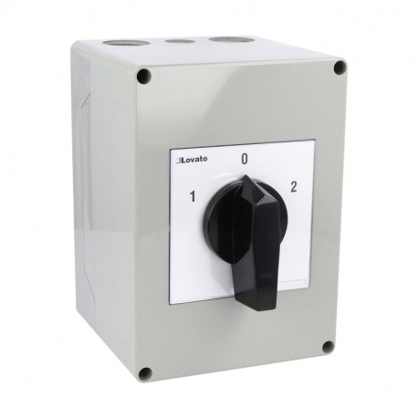 LOVATO ELECTRIC 7GN6375P 7GN6375P GN6375P LOVATO ROTARY CAM SWITCHE, GN SERIES, P VERSION IN ENCLOSURE WITH ROTATING HANDLE. CHANGEOV..