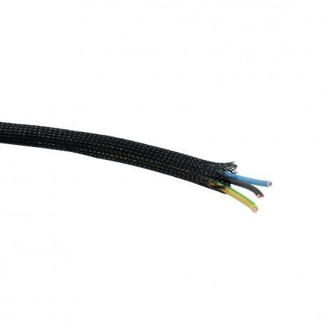 TEKNOMEGA GPN 15N GPN 15N GPN2020 TEKNOMEGA POLYESTER BRAIDED SLEEVE Ø 15 BLACK