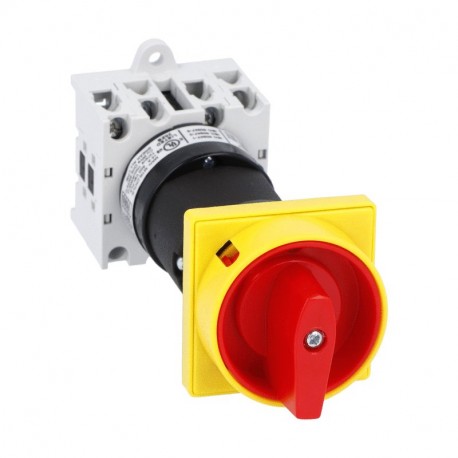 Lovato-electric GX1691O88 LOVATO ON-OFF SW. 2P 16A REAR MOUNT. R/Y 48X48