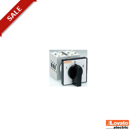 Lovato-electric GX16H5U LOVATO 4P 3POS.CHANGEOVER FRN/MNTG 65X65