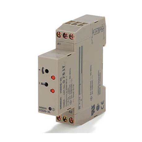 OMRON H3DS-XL H3DS-XL H3DS8001R H3DSXLBYOKXOMI OMRON 17.5 mm DIN 2-wire-Delay ON